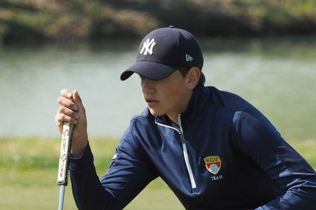 Golfspieler Moritz Russling im jugendlichen Alter