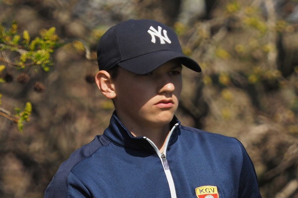Jugend Golfspieler Moritz Russling