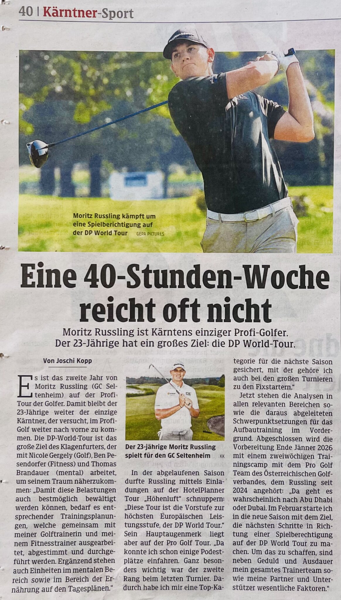 MO 28 10 2025 Kleine Zeitung